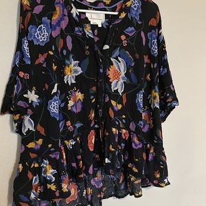 Anthropologie Josie Dolman-Sleeved Top